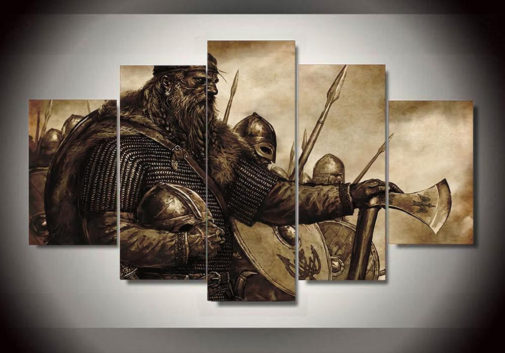 Vikings 9 – Movie Canvas Wall Art