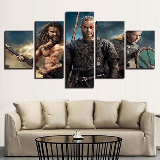Vikings History Channel 2 – Movie Canvas Wall Art