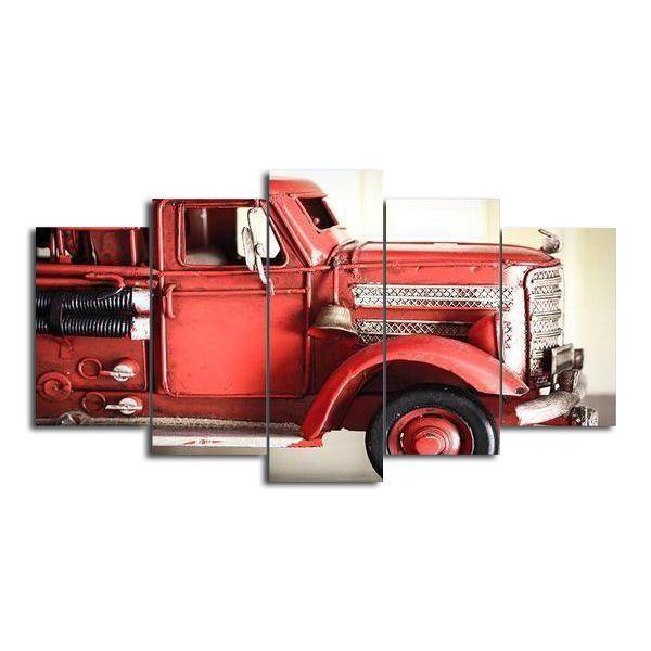 Vintage Fire Engine – Automative Canvas Wall Art