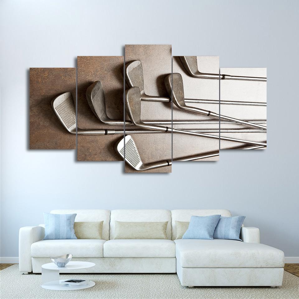 Vintage Golf Clubs – Sport Canvas Wall Art