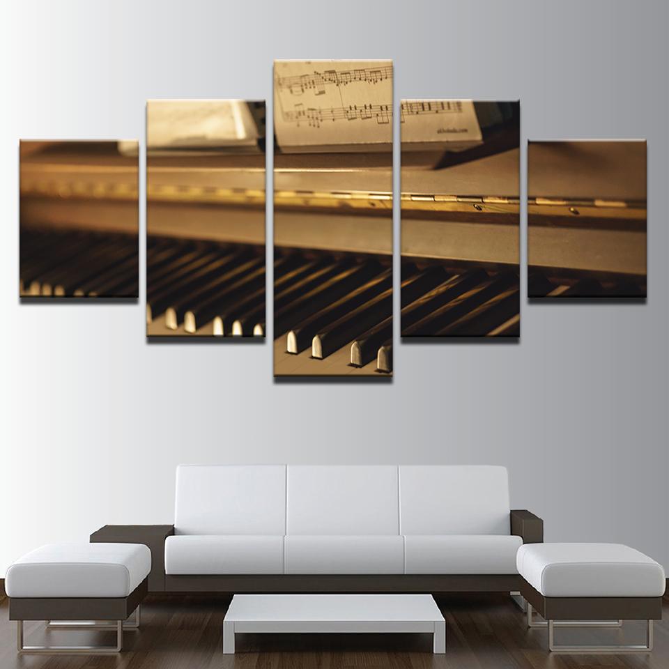 Vintage Piano – Music Canvas Wall Art