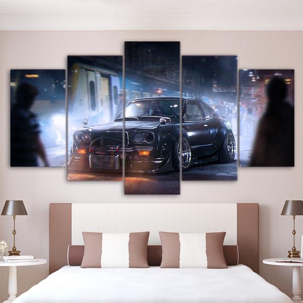 Vintage Rally Car Possible Toyota – Automative Canvas Wall Art