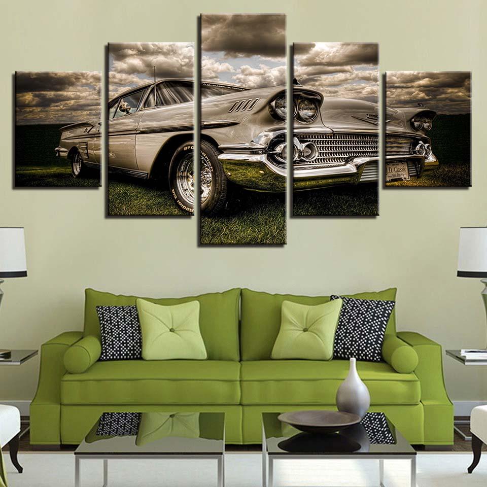 Vintage Retro Car – Automative Canvas Wall Art