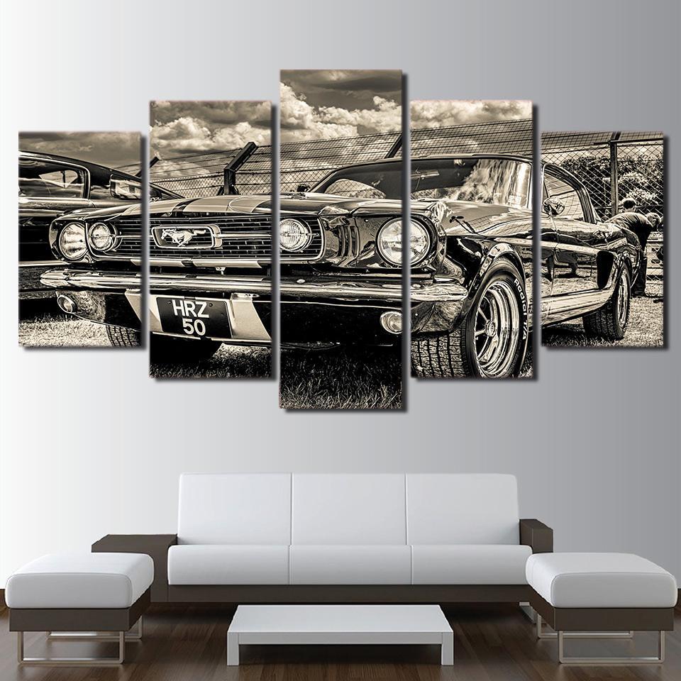 Vintage Sports Car – Automative Canvas Wall Art
