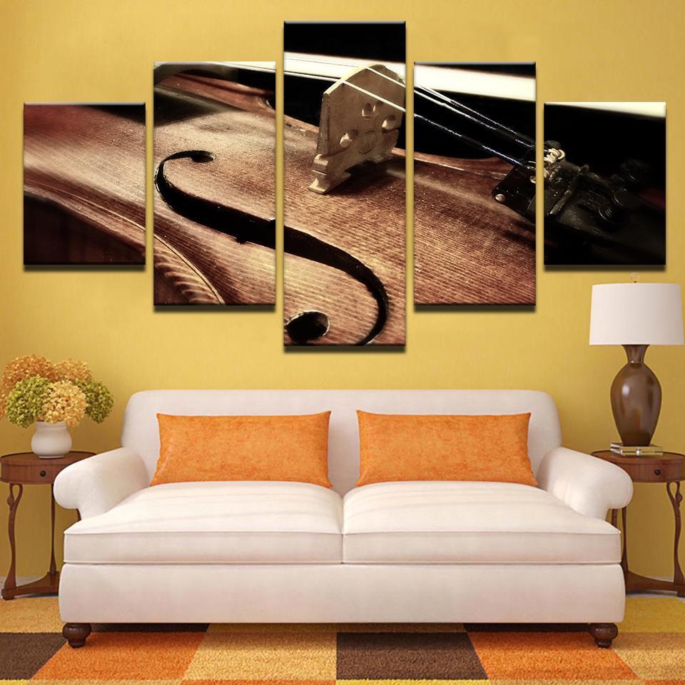 Violin String Musical Instruments – Music Canvas Wall Art