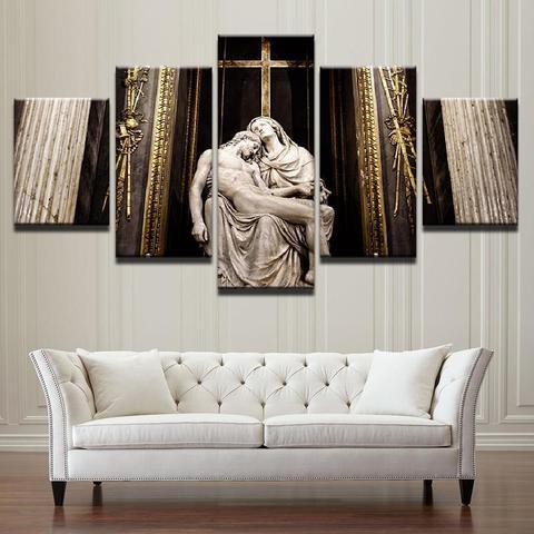 Virgin Mary And Jesus 1 – Religion Canvas Wall Art