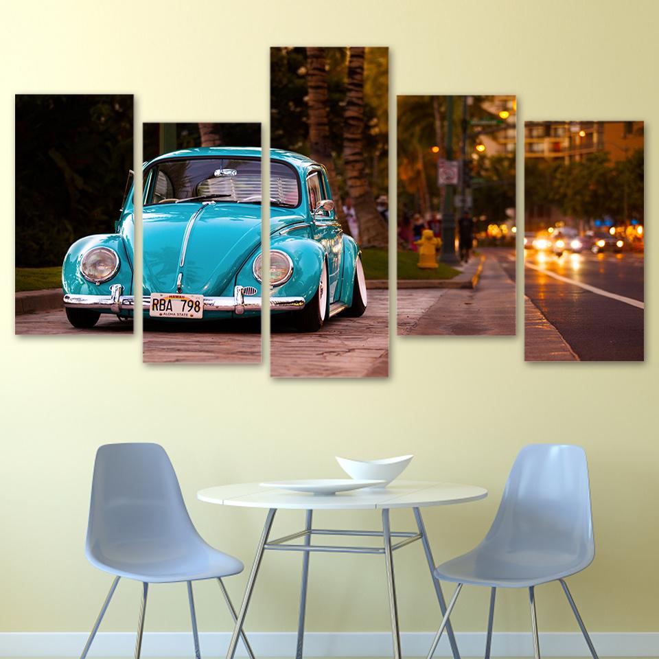 Volkswagen Beetle Car 01 – Automative Canvas Wall Art