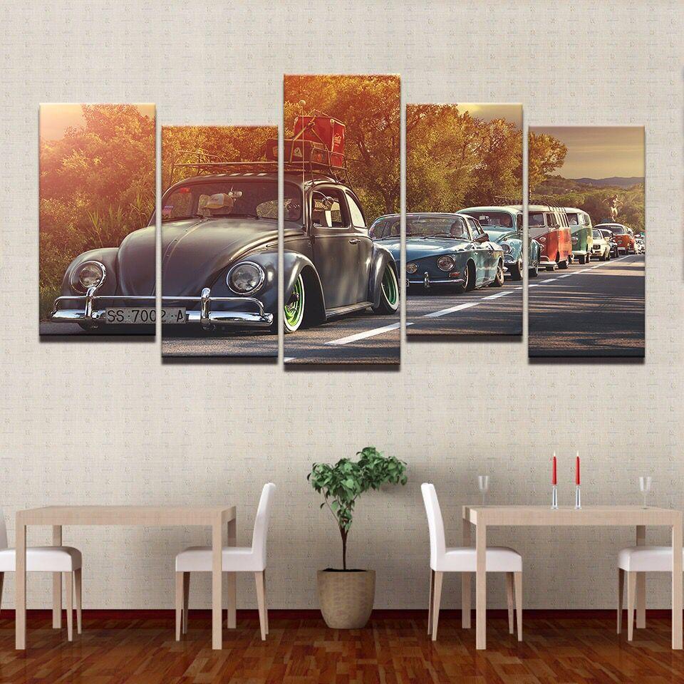 Volkswagen Beetle Car 3 – Automative Canvas Wall Art