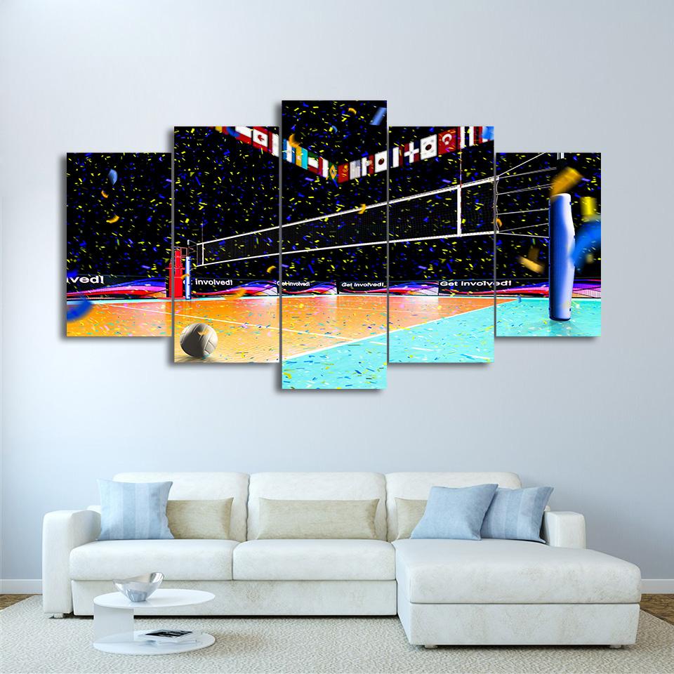 Volleyball Course – Sport Canvas Wall Art