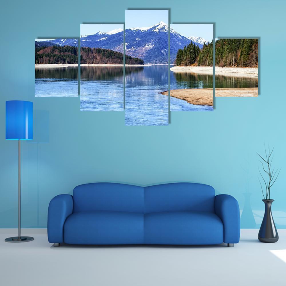 Walchensee Lake In Bavaria – Nature Canvas Wall Art