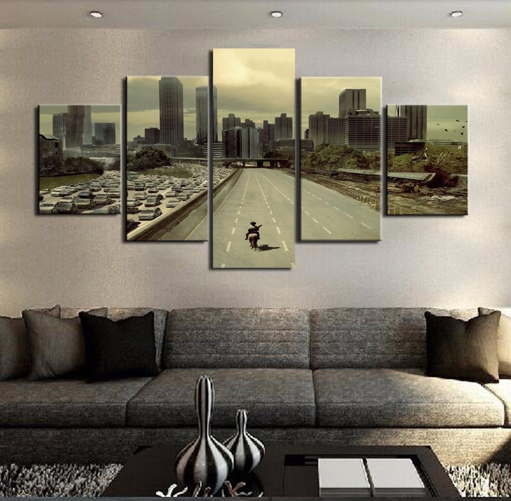 Walking Dead Landscape – Movie Canvas Wall Art