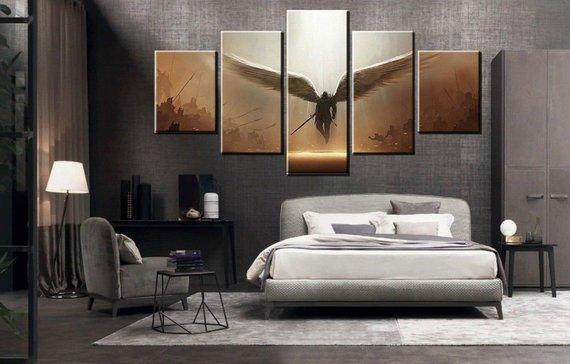 Warrior Angel Michael Christian 2 – Movie Canvas Wall Art