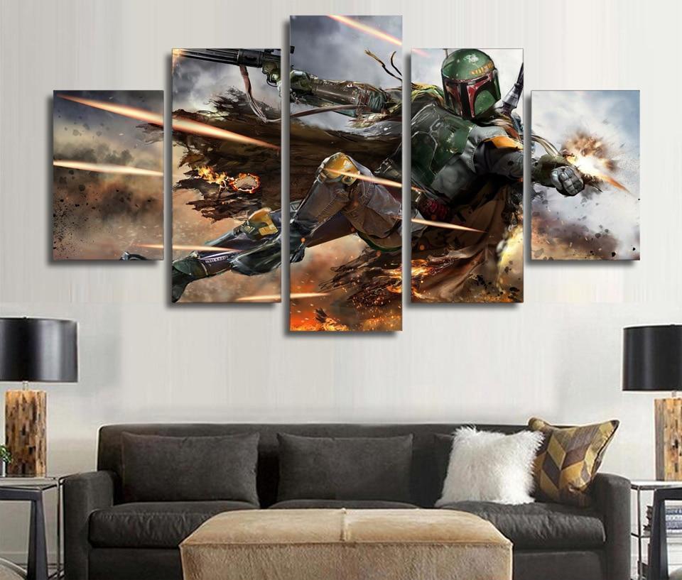 Warrior Boba Fett Star Wars Movie – Canvas Wall Art