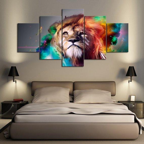 Warrior Lion – Animal Canvas Wall Art