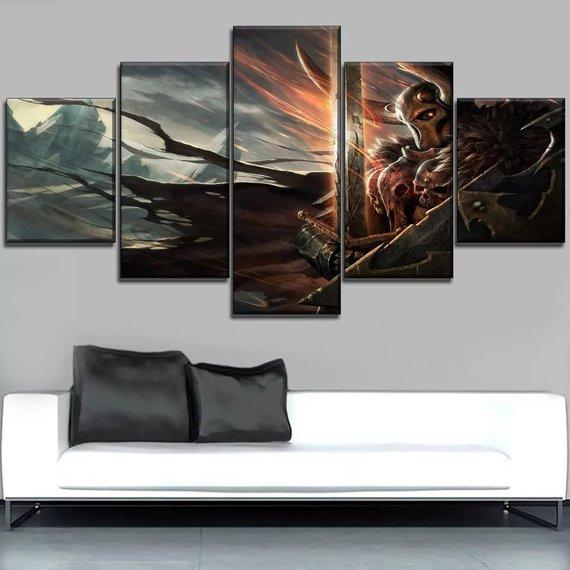 Warrior Sword – Gaming Canvas Wall Art