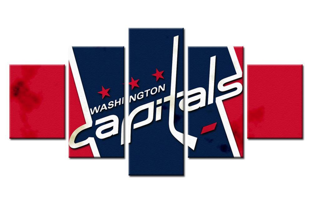Washington Capitals NHL Team Blue – Sport Canvas Wall Art
