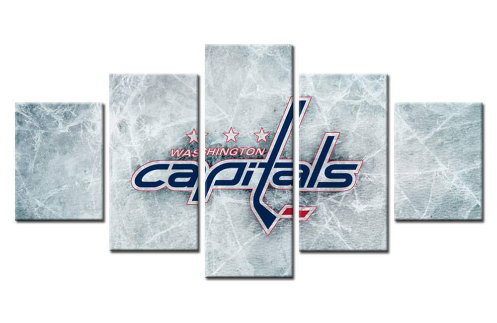 Washington Capitals NHL Team Ice Rink – Sport Canvas Wall Art