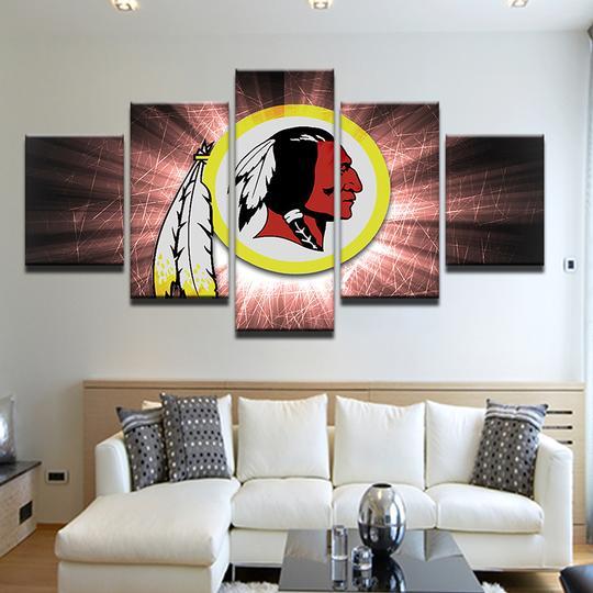 Washington Redskins Emblem Sport Canvas Wall Art