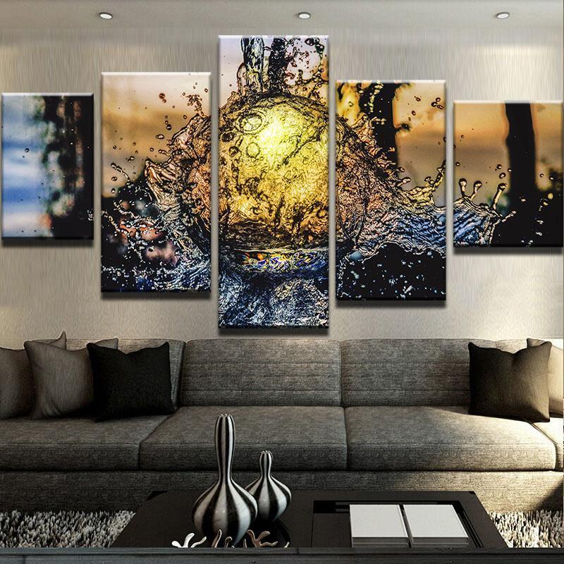 Water Ball – Abstract Canvas Wall Art