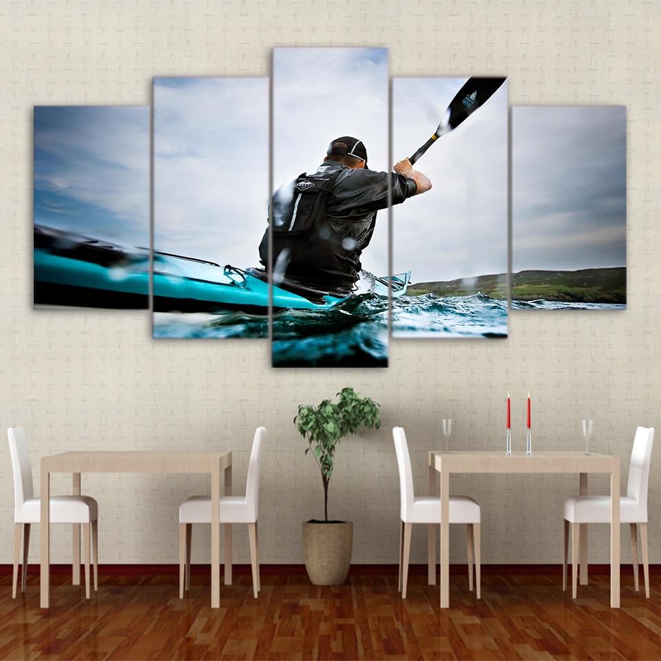 Water Sports Canoeing – Sport Canvas Wall Art