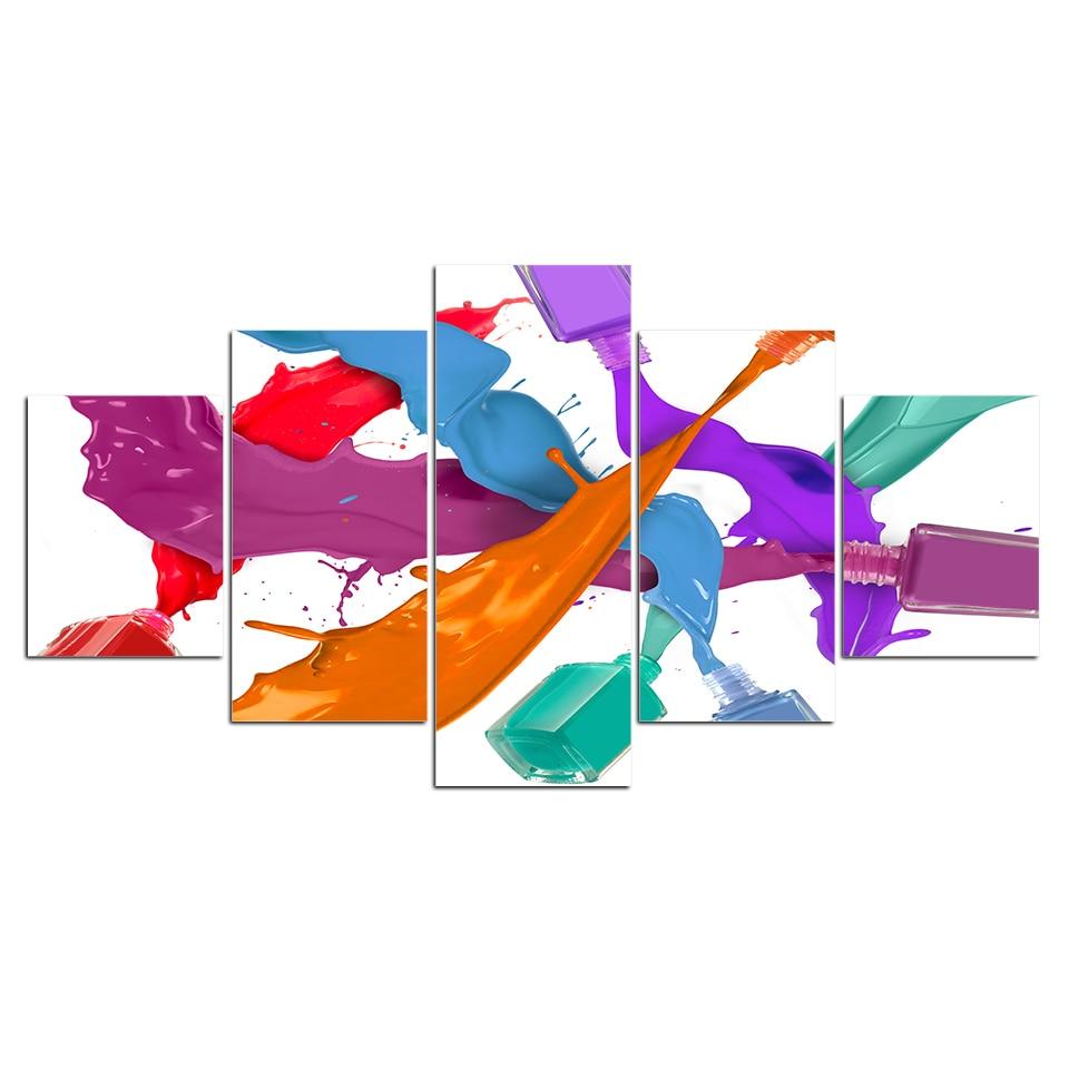 Watercolor Colorful – Abstract Canvas Wall Art