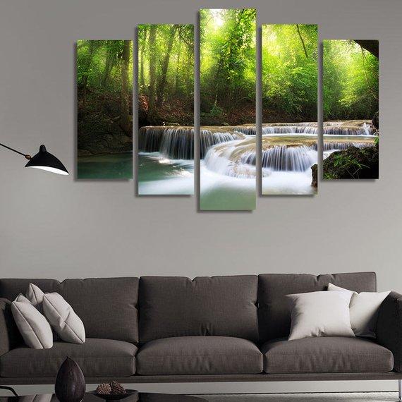 Waterfall 04 – Nature Canvas Wall Art