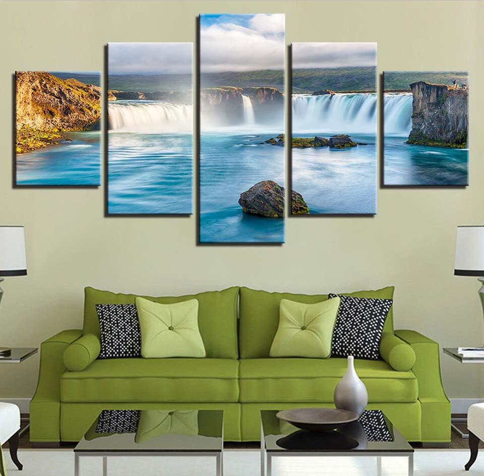 Waterfall 30 – Nature Canvas Wall Art