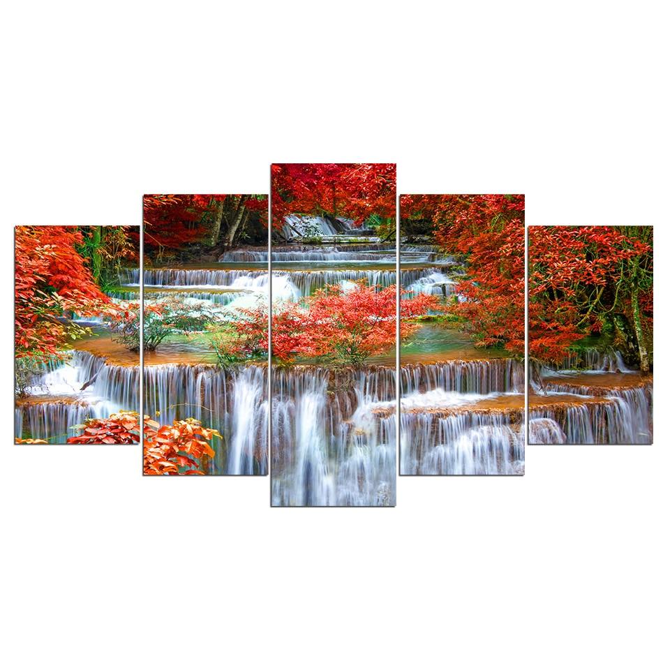 Waterfall Landscap 05 – Nature Canvas Wall Art