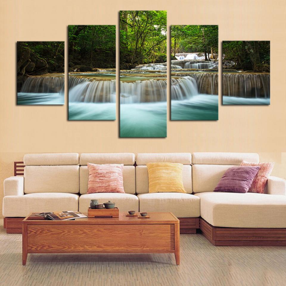 Waterfall Landscape 04 – Nature Canvas Wall Art