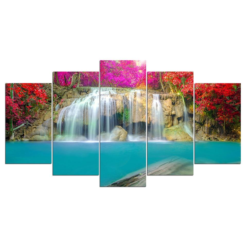 Waterfall Landscape 06 – Nature Canvas Wall Art