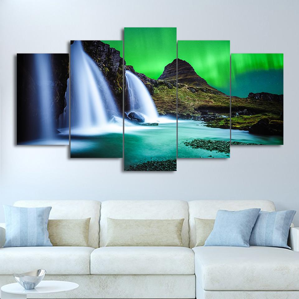 Waterfall Landscape – Nature Canvas Wall Art