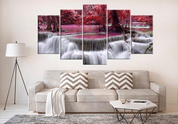Waterfall Large 3 – Nature Canvas Wall Art