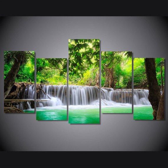 Waterfall Large – Nature Canvas Wall Art