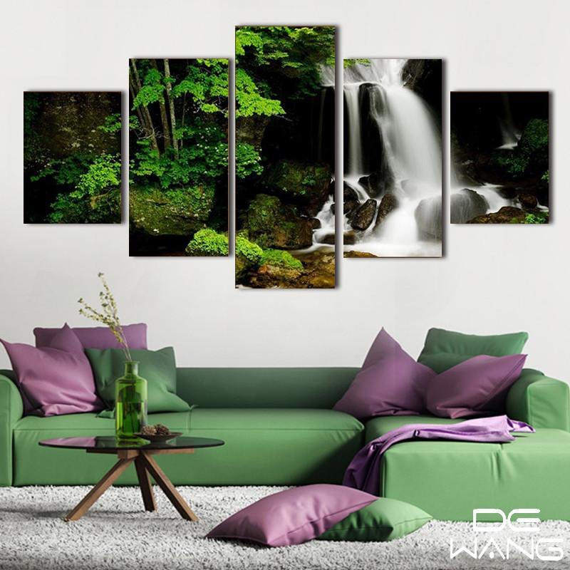 Waterfall Vallet – Nature Canvas Wall Art