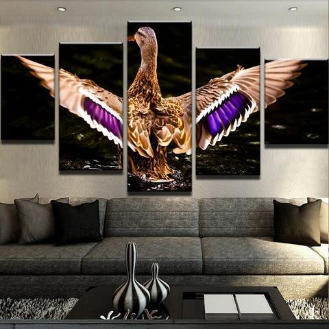 Waterfowl Wings – Animal Canvas Wall Art