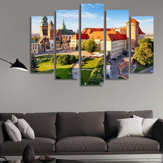 Wawel Castle At Daytime – Nature Canvas Wall Art