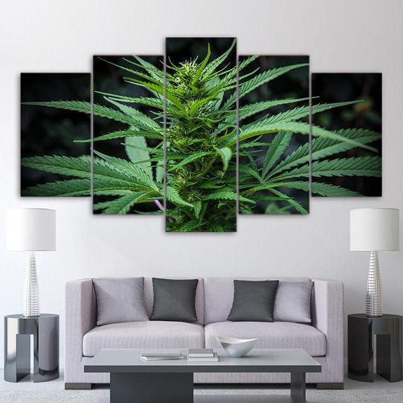 Weed Bud – Nature Canvas Wall Art