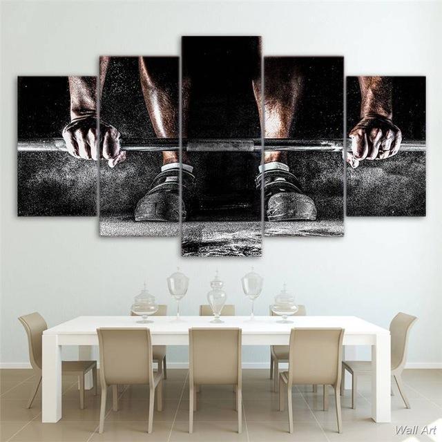 Weight Training – Sport Canvas Wall Art