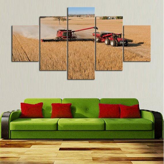 Wheat Harvest – Automative Canvas Wall Art