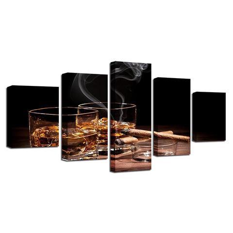 Whiskey 1 – Wine Canvas Wall Art