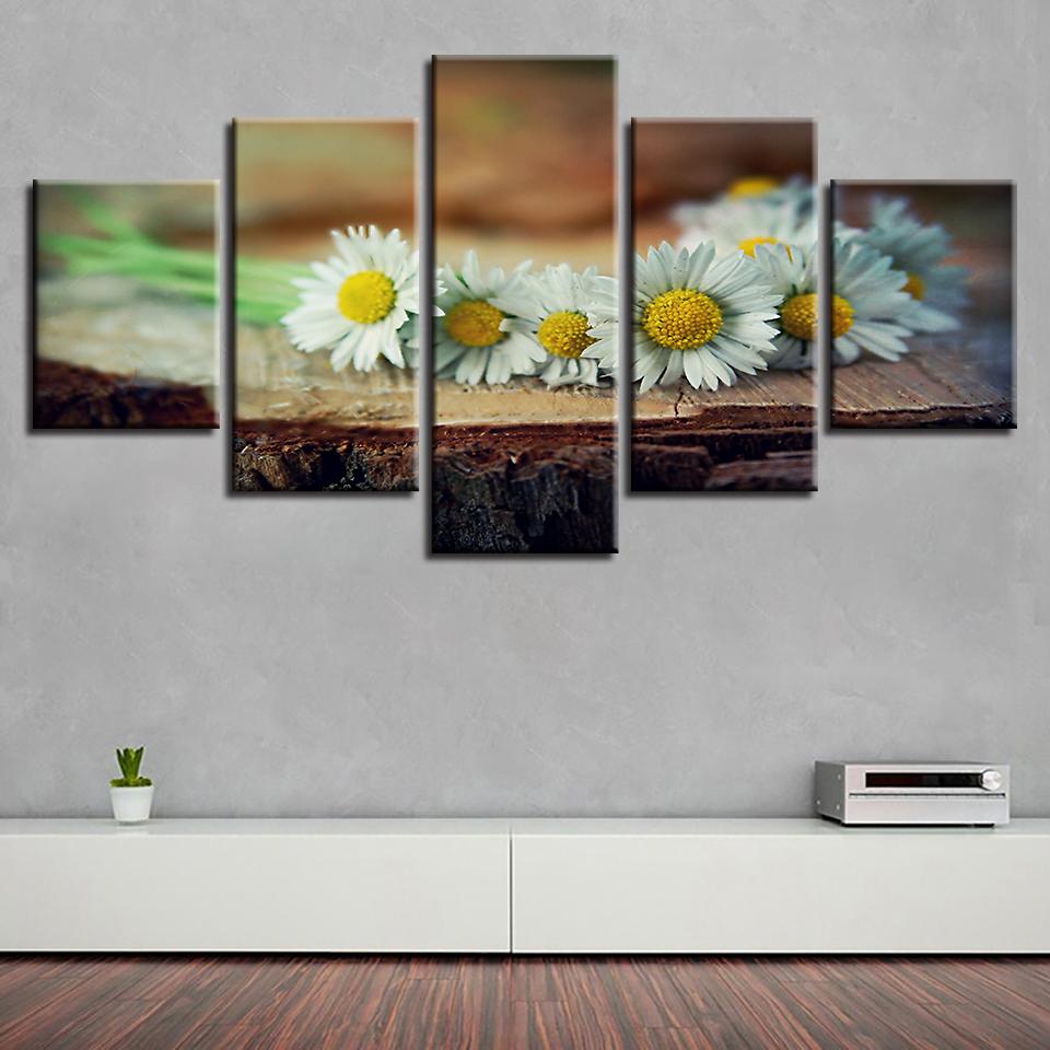 White Chrysanthemum – Nature Canvas Wall Art