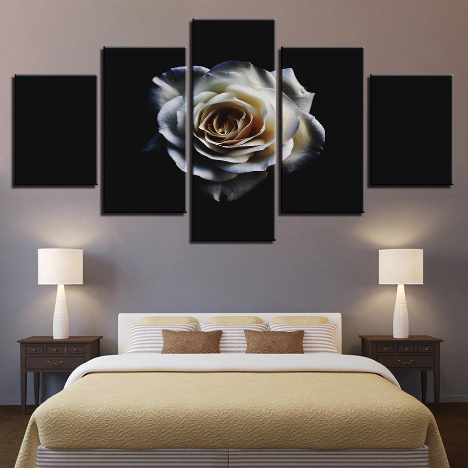White Flowers 1 – Nature Canvas Wall Art