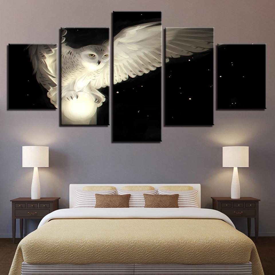 White Owl – Animal Canvas Wall Art