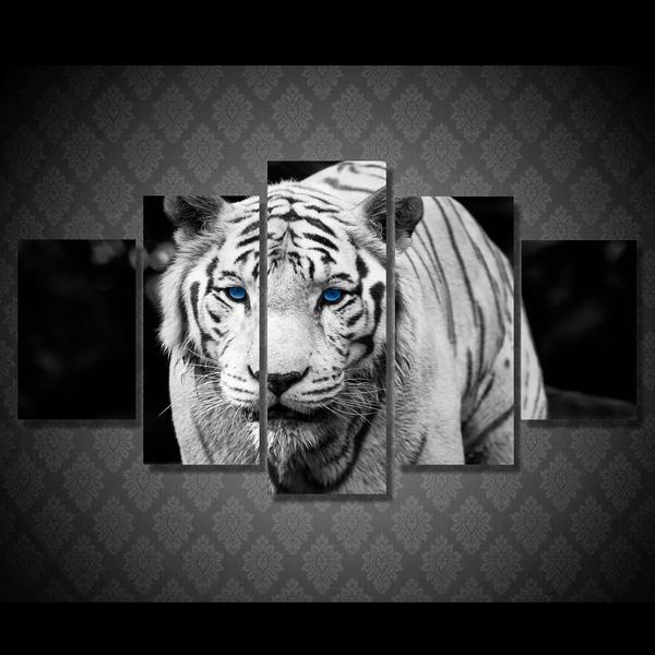 White Tiger 20 – Animal Canvas Wall Art