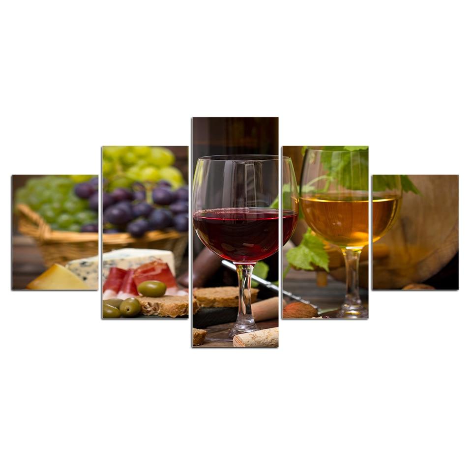 White Wine Racks – Wine Canvas Wall Art