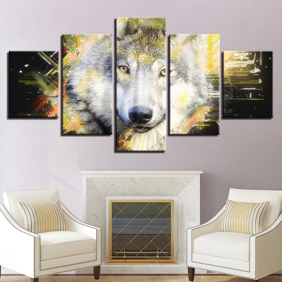 White Wolf 06 – Animal Canvas Wall Art