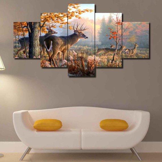 Whitetail Deer 02 – Animal Canvas Wall Art