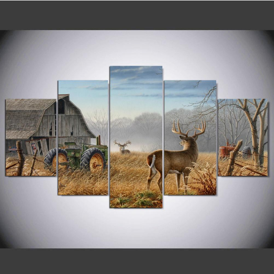 Whitetail Deer 2 – Animal Canvas Wall Art