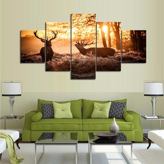 Whos King Bull – Animal Canvas Wall Art