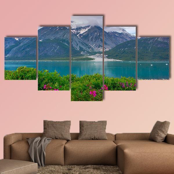 Wild Flowers In Glacier Bay National Park Alaska – Nature Canvas Wall Art